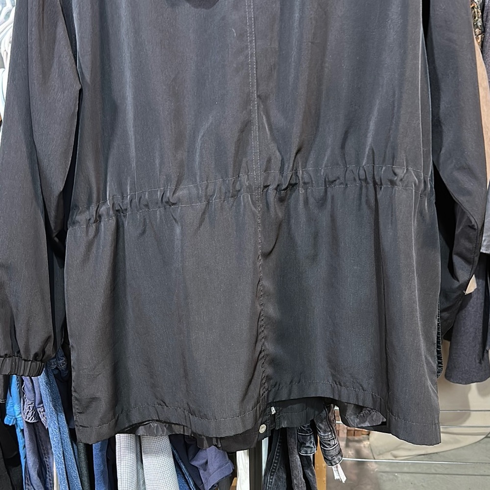 Gallery Black Utility Jacket with Hood Size 2X - Picture 9 of 11
